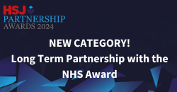 HSJ Partnership Awards 2024 - Long Term Partnership with the NHS Award